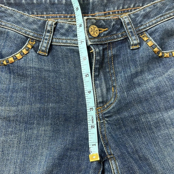 Vintage Tory Burch Studded Jeans size 27 - Picture 7 of 9